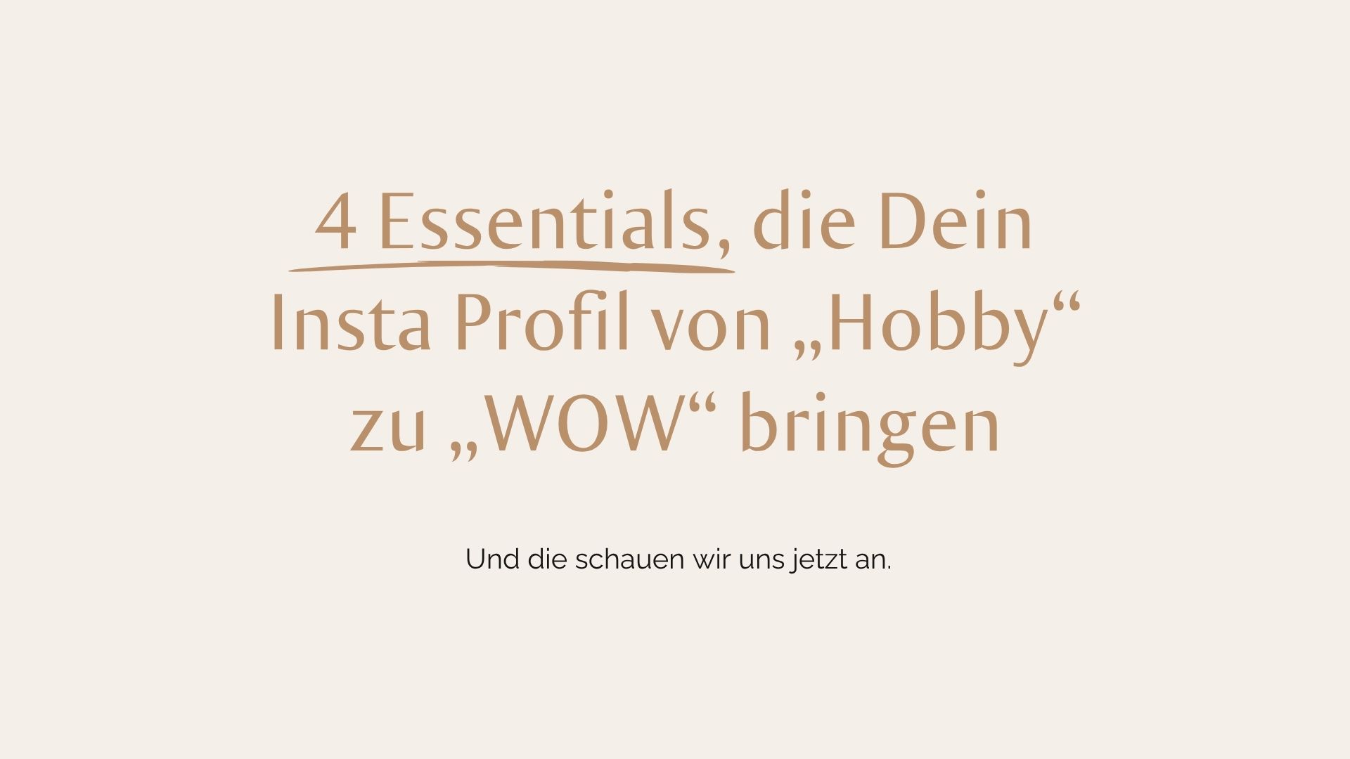 Instagram mit WOW-Effect – kostenloses Live-Webinar
